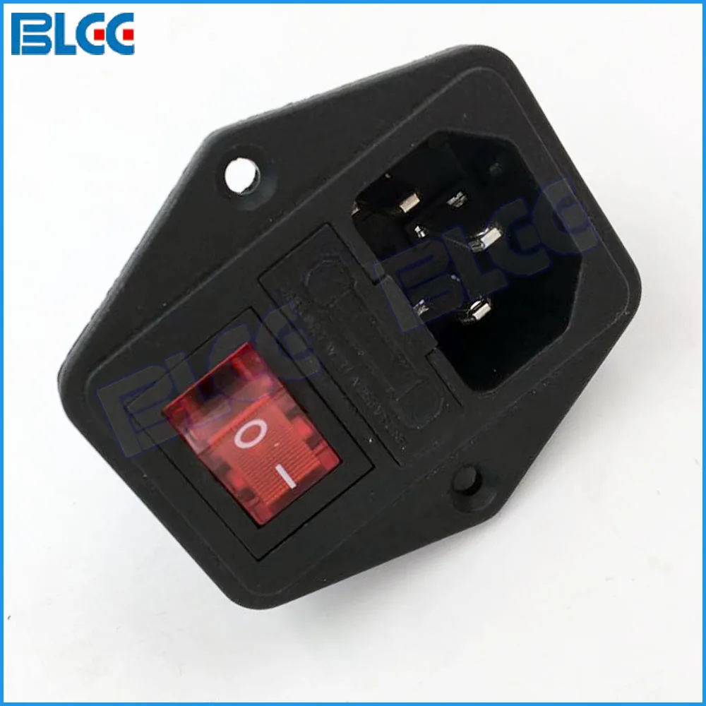 

1pcs 3 Pin Power Socket Receptacle Power Rocker Switch 250V 10A