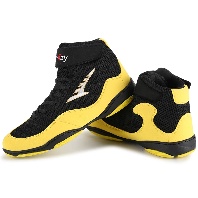 wrestling shoes high quanlity martial art Synthetic Athletic Lace Up wrestling Shoes boxing