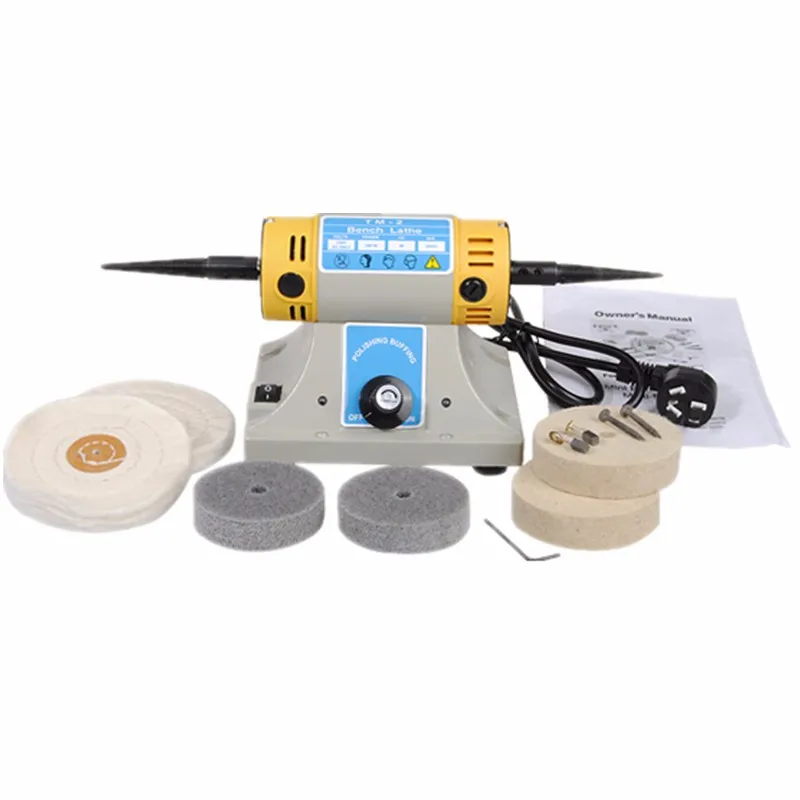 

DANIU 1pc Multi-purpose Mini Desktop Polishing Machine Bench Lathe Tool Dental Polishing Motor