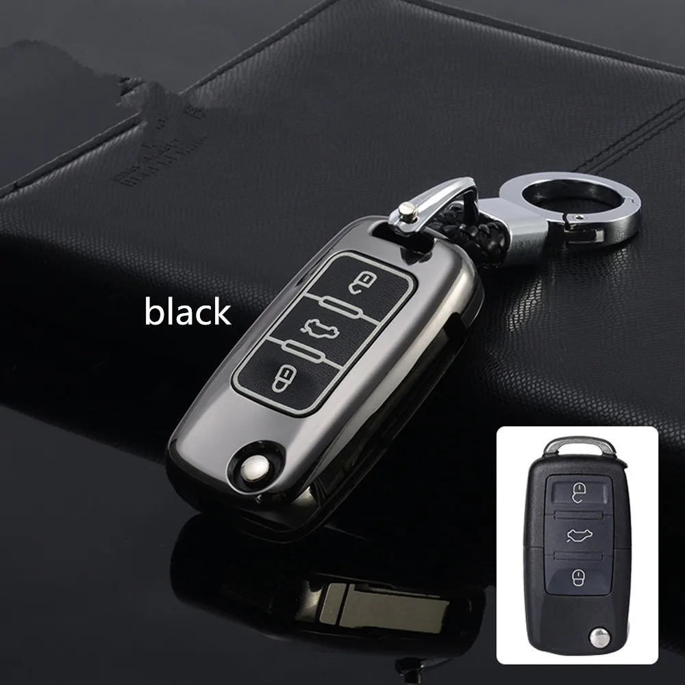 Key Bag Key Case Cover For Volkswagen VW Passat CC POLO Golf GTI jetta tiguan Gol CrossFox Plus