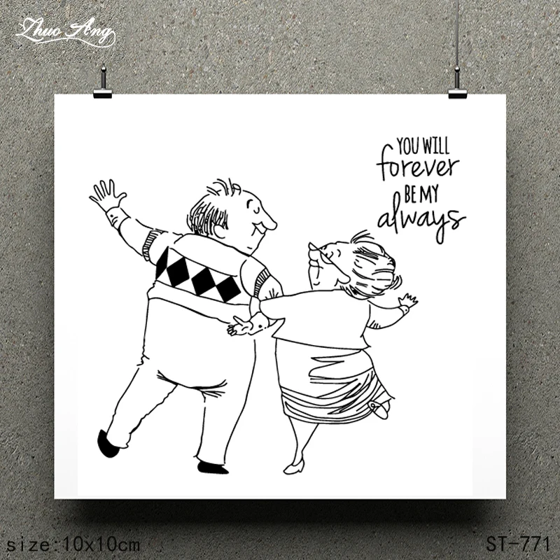 

ZhuoAng Beautiful Pattern Design Clear Stamp / Scrapbook Rubber Stamp / Craft Clear Stamp Card / Seamless Stamp ST-771