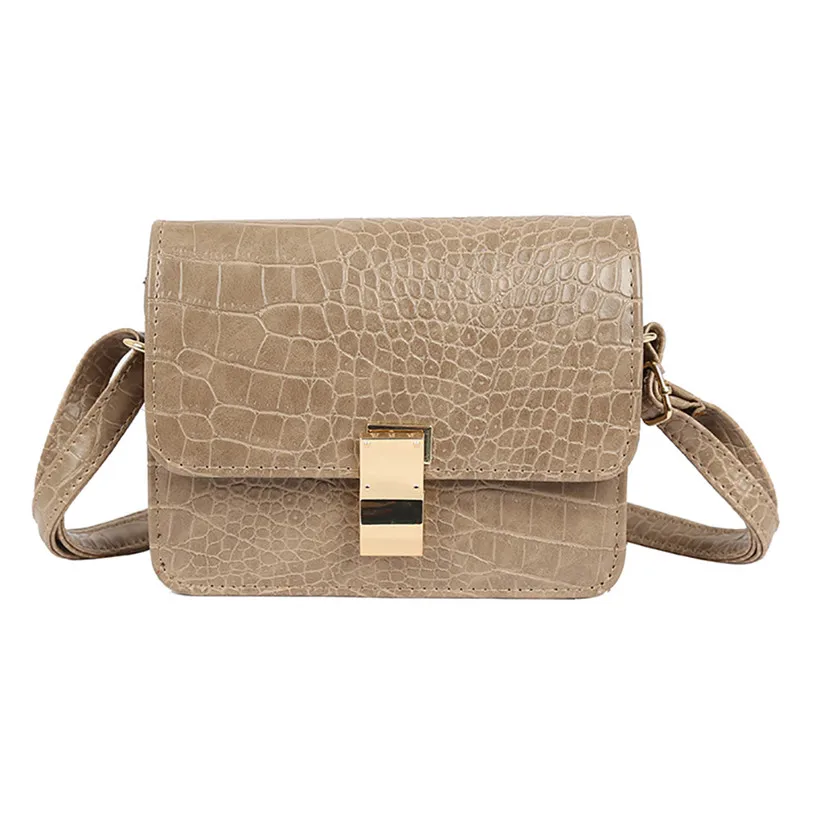 

2019 Spring Fashion Women Shoulder Bag Leather Strap Flap Designer Handbags Clutch Bag Ladies Messenger Bags With Metal Buckle