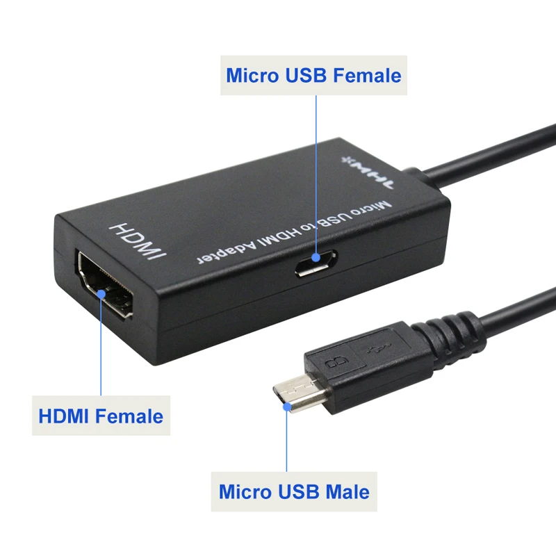 Type C& Micro USB к HDMI 1080P HD аудио видео кабель для HD ТВ конвертеры адаптеры для ТВ ПК ноутбук телефон планшет