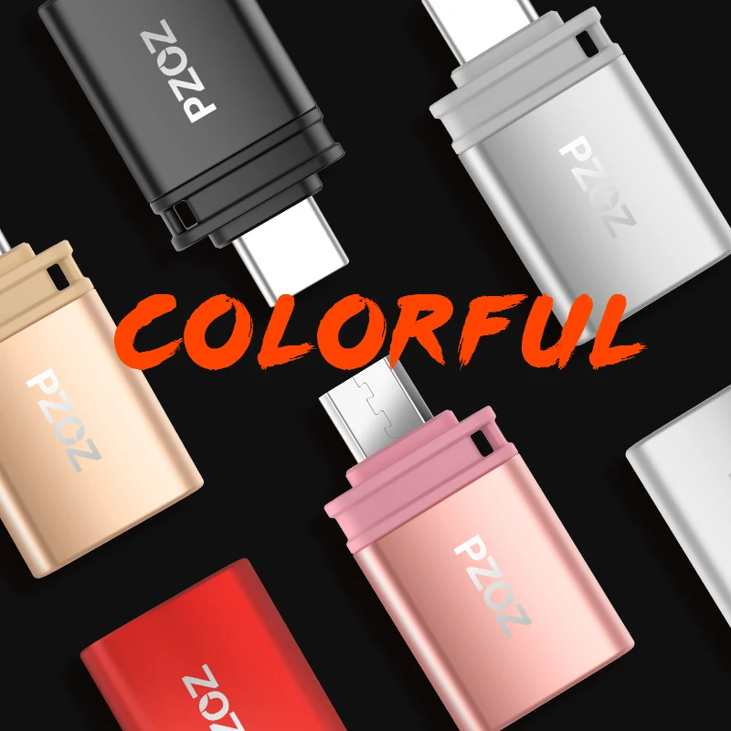 PZOZ OTG type C к usb c 3,0 к Micro для iphone Macbook Google xiaomi phone Tablet зарядный кабель для передачи данных type-c usb otg адаптер