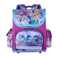 Girls Butterfly School Bags Nylon Orthopedic Princess Elsa Backpacks for Primary Students Children Kids Bookbag Schoolbags