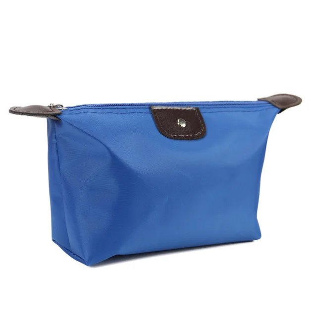 Сумка для макияжа CelleCool, женские многофункциональные косметички, дорожные сумки для хранения, органайзер, коробка, дамская сумочка, нейлоновая сумка для стирки - Цвет: Blue