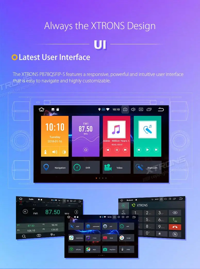 Perfect 7" Android 8.0 Oreo OS Car DVD Multimedia Navigation GPS Radio for Ford Focus 2005-2007 & C-Max 2005-2007 & Connect 2007-2009 11