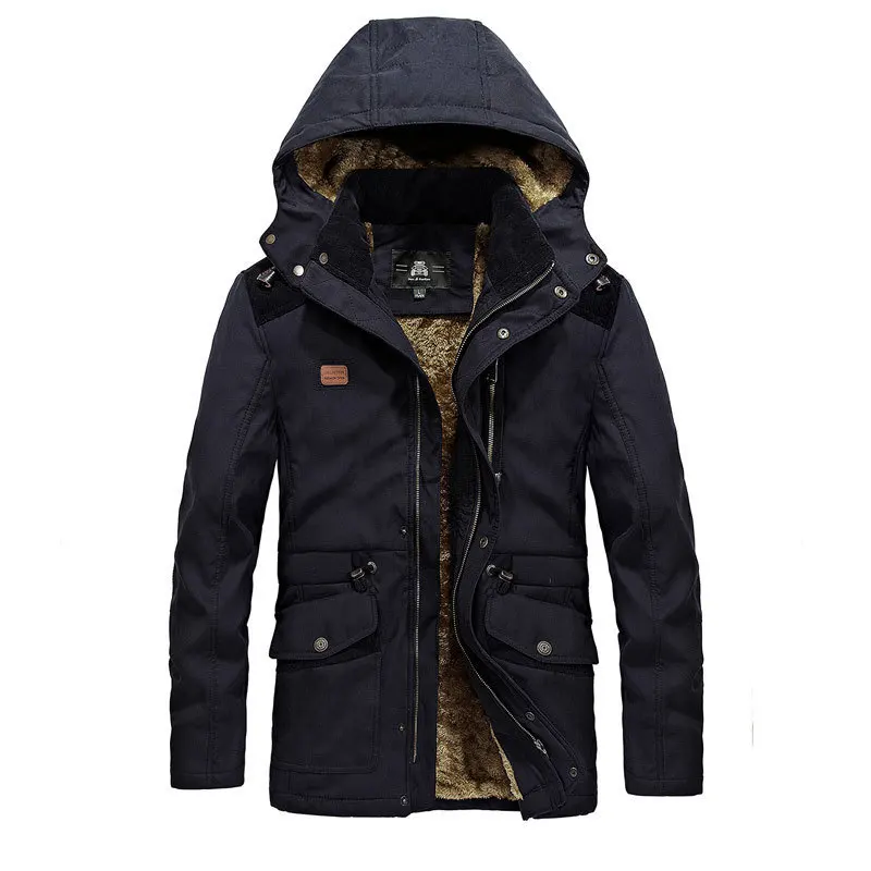 Winter Parkas Fleece Men Thicken Coats Jackets M~3XL Casual Fashion ...