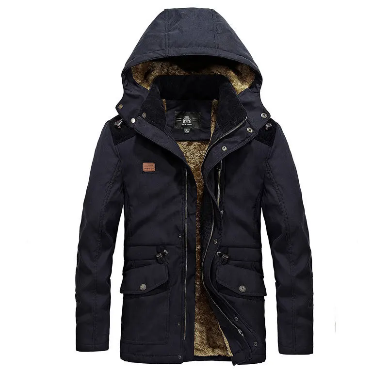 Winter Parkas Fleece Men Thicken Coats Jackets M3XL Casual Fashion