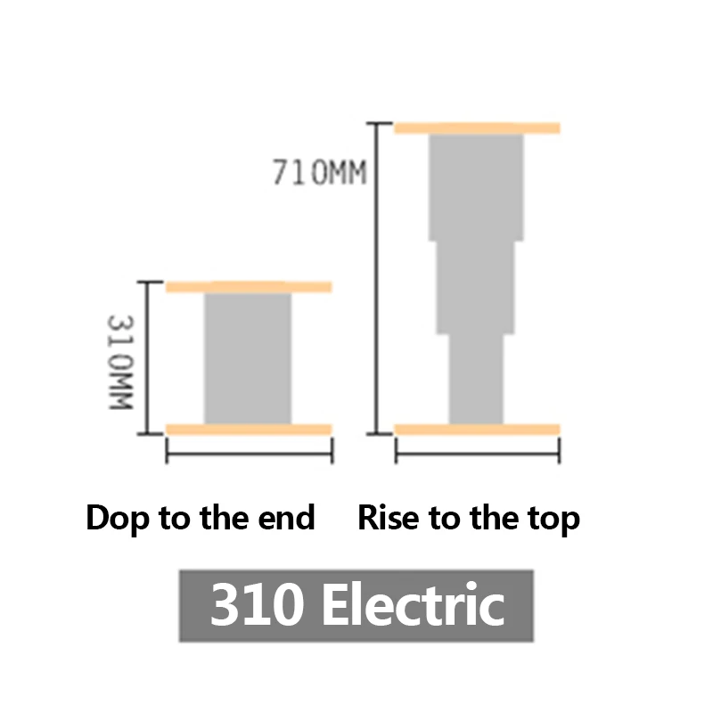 Электрический подъемник татами Электрический подъемный стол Макс 65 кг подъемная платформа 310-710 мм для автоматической регулировки высоты 110-220VAC