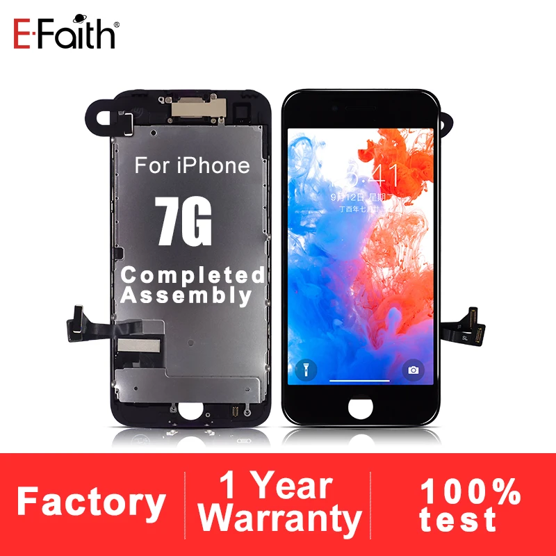 

EFaith LCD 10pcs OEM quality for iPhone 7 7g full set LCD display screen Digitizer Assembly replacement & free shipping