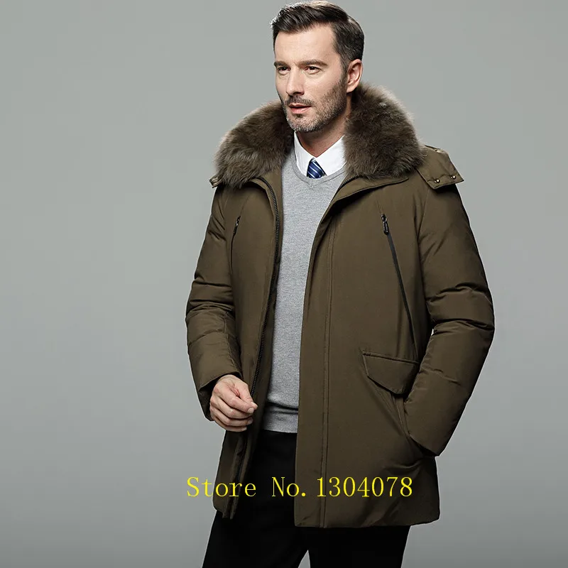 Мужские зимние куртки, толстая теплая куртка на 90% белом утином пуху, зимнее пальто для русской зимы, мужские водонепроницаемые ветровки, Пальто 5XL