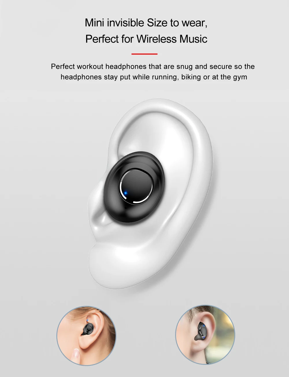 X8 Bluetooth 5.0 Mini Earbuds True Wireless TWS Bluetooth Earphone Stereo Wireless Headphone With-Mic  8