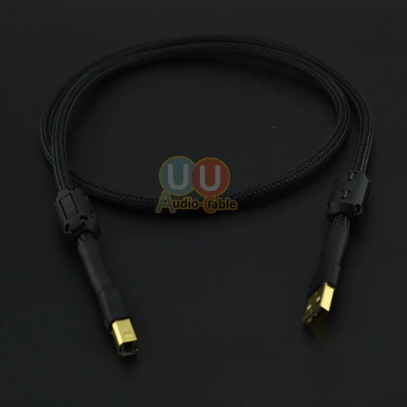 U25 HiFi A-B USB кабель черный/Canare L-4E6S аудио-кабель с двойным магнитным кольцом для усилителя ЦАП