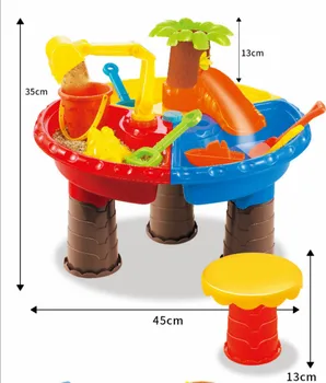 

22pcs Children Sand Table Toy Summer Sand Water Play Toys Suit Color Random Large Baby Water And Sand Dredging Tool Kids Gift