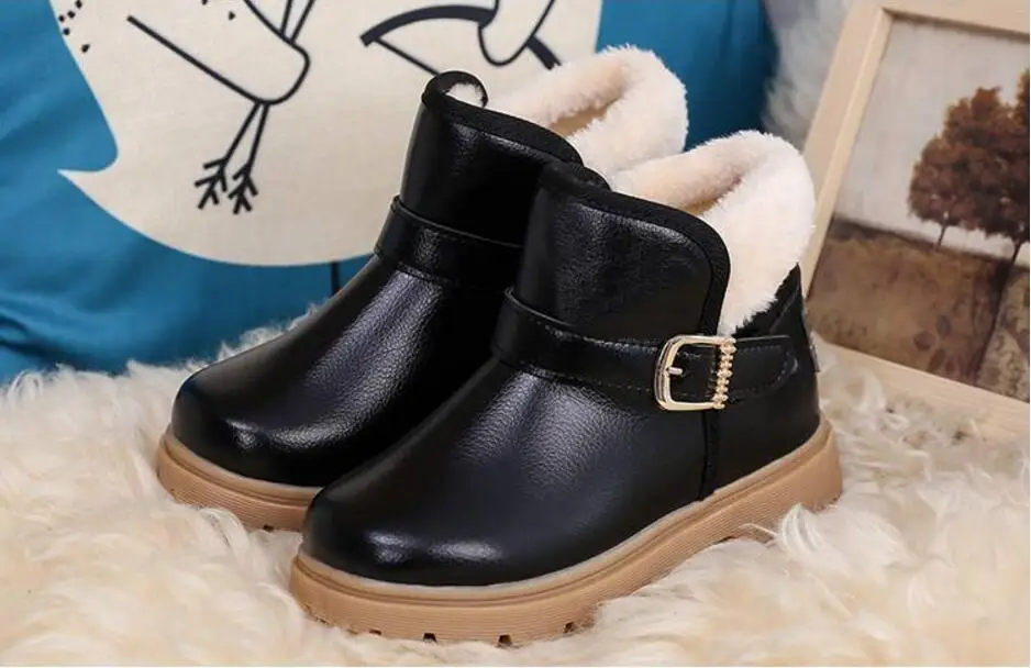 Children PU snow boots-19