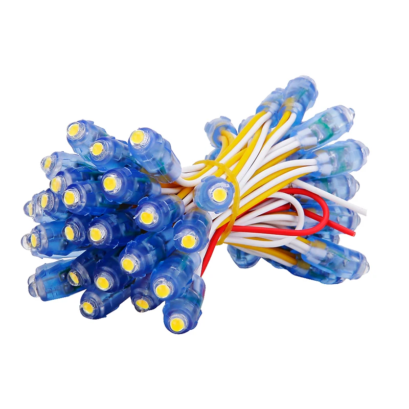 

LED 50pcs 9mm/12mm Outdoor Advertising Light light box light String White/Warm Yellow/Red/Green/Blue IP65 Waterproof DC5V/12V