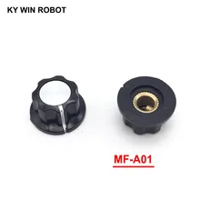 *#Best Price 5pcs/lot MF-A01 A01 Potentiometer Knob Cap Inner 6mm 20x12mm Rotary Switch Bakelite Knob copper core inner for WHT118 WX050 *#Best Price 5pcs/lot MF-A01 A01 Potentiometer Knob Cap Inner 6mm 20x12mm Rotary Switch Bakelite Knob copper core inner for WHT118 WX050