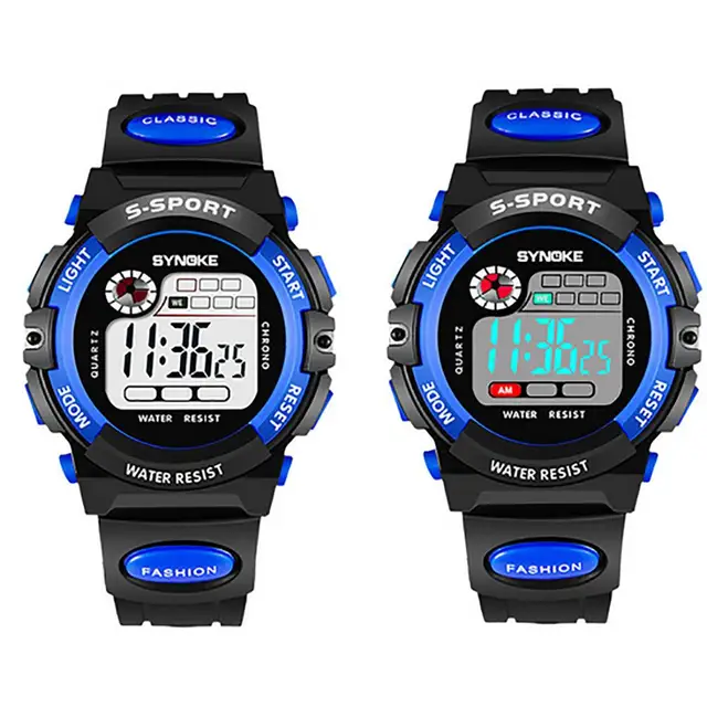Sport Student Children Watch Boys Girls Kids Clock LED Digital Wristwatch Waterp Sport Student Children Watch Boys Girls Kids Clock LED Digital Wristwatch Waterp