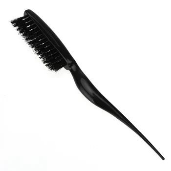 

Pro Salon Black Hair Brushes Comb Slim Line Teasing Combing Brush Styling Tools Diy Kit Professional Hairdressing Combs