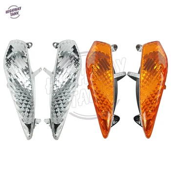

Orange Motorcycle Front Turn Indicator Signal Lens Moto Turn Light Housing Case for BMW R1200RT R900RT 2006-2009