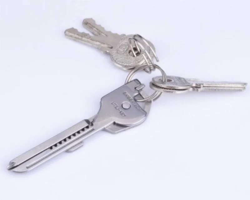 EDC 6 в 1 нержавеющая сталь Utili-Key сумка-брелок приспособление для яиц отвертка мульти инструменты набор для выживания в походе/200 шт