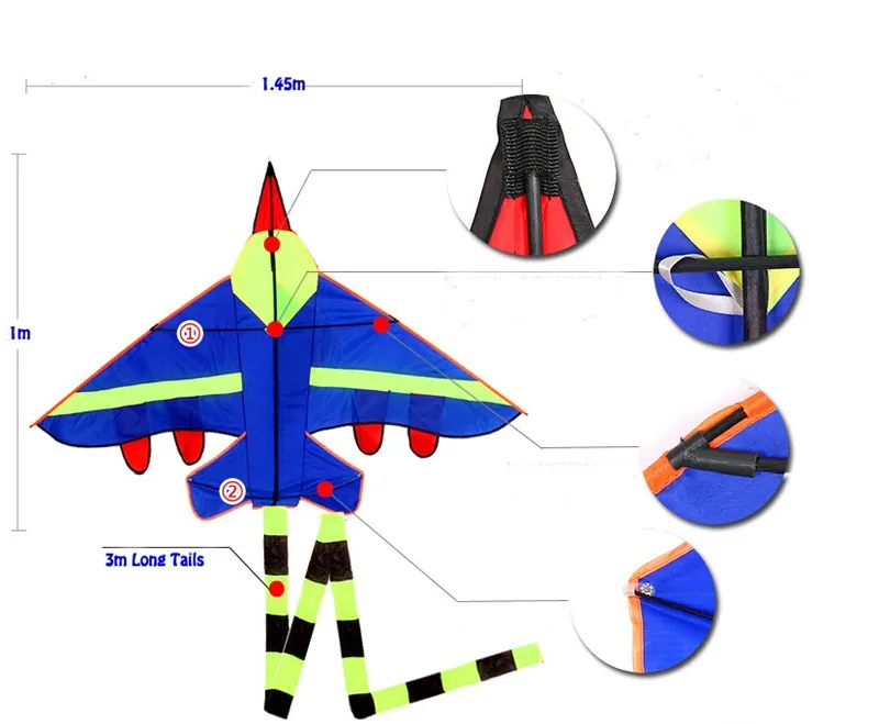 Как привязать леску к воздушному змею схема