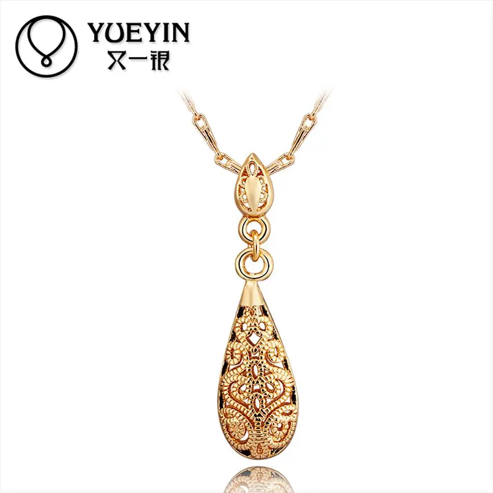 nrd.kbic-nsn.gov : Buy Wholesale Gold color necklace For Women wedding Bridal Jewelry yellow rose ...