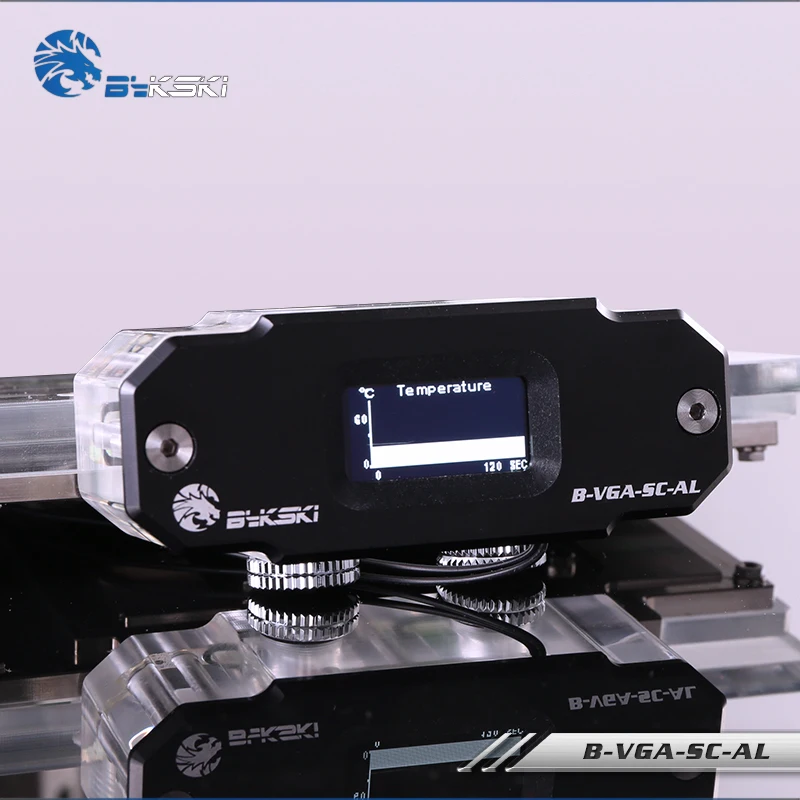 

Bykski B-VGA-SC-V2 GPU Block Connection Module with Temperature Display