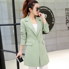 Женская Повседневная приталенная куртка размера плюс, блейзер для женщин, Деловые женские куртки, элегантные женские пальто Bleiser Mujer