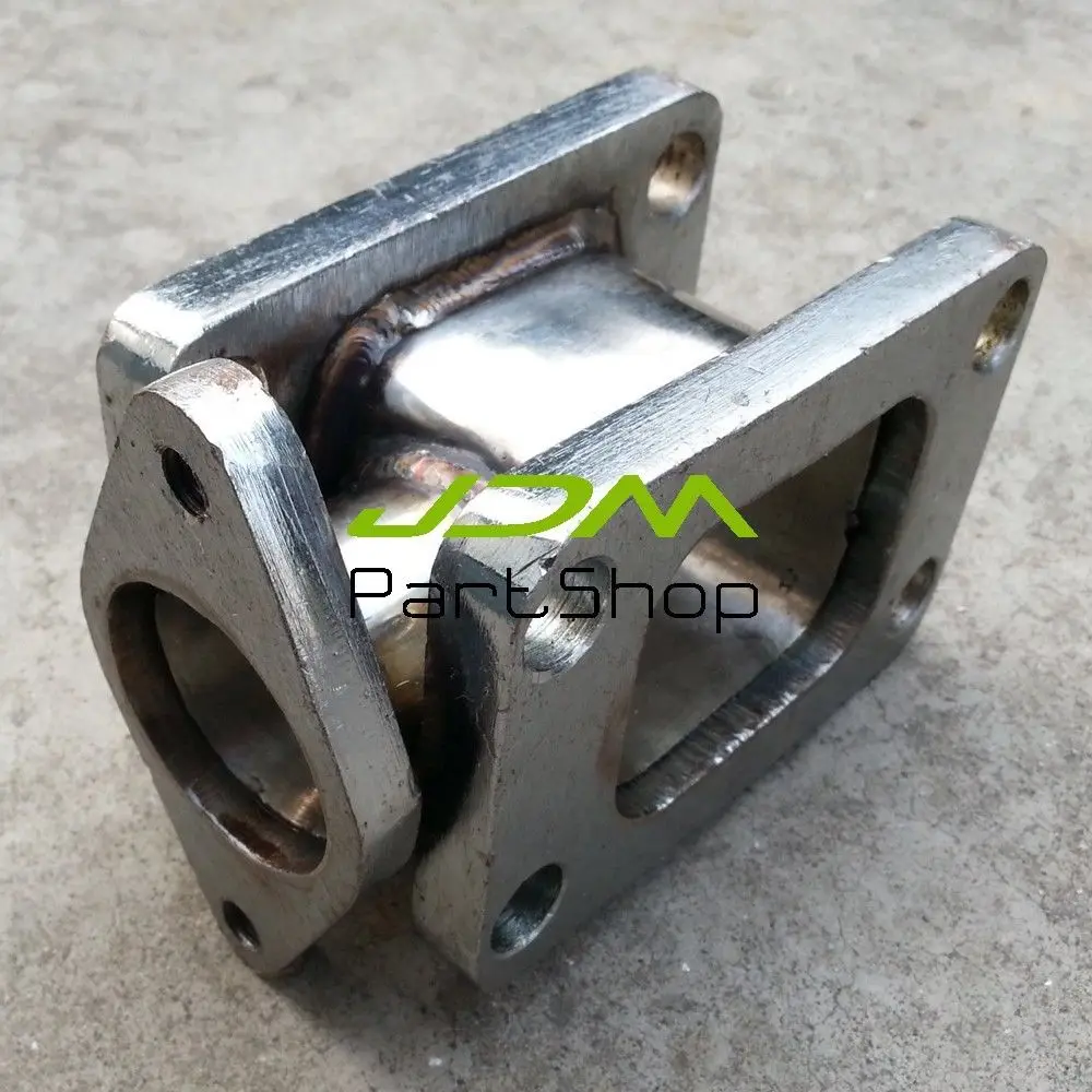 

T3-T3 +38MM WASTEGATE FLANGE OUTLE TURBO MANIFOLD ADAPTER GT35 GT3582 RB25 RB26