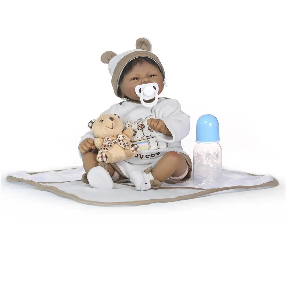 

42CM Lovely Simulated Lifelike Reborn Doll For Baby appease Sleep Accompany Reborn Doll For Kid Toy