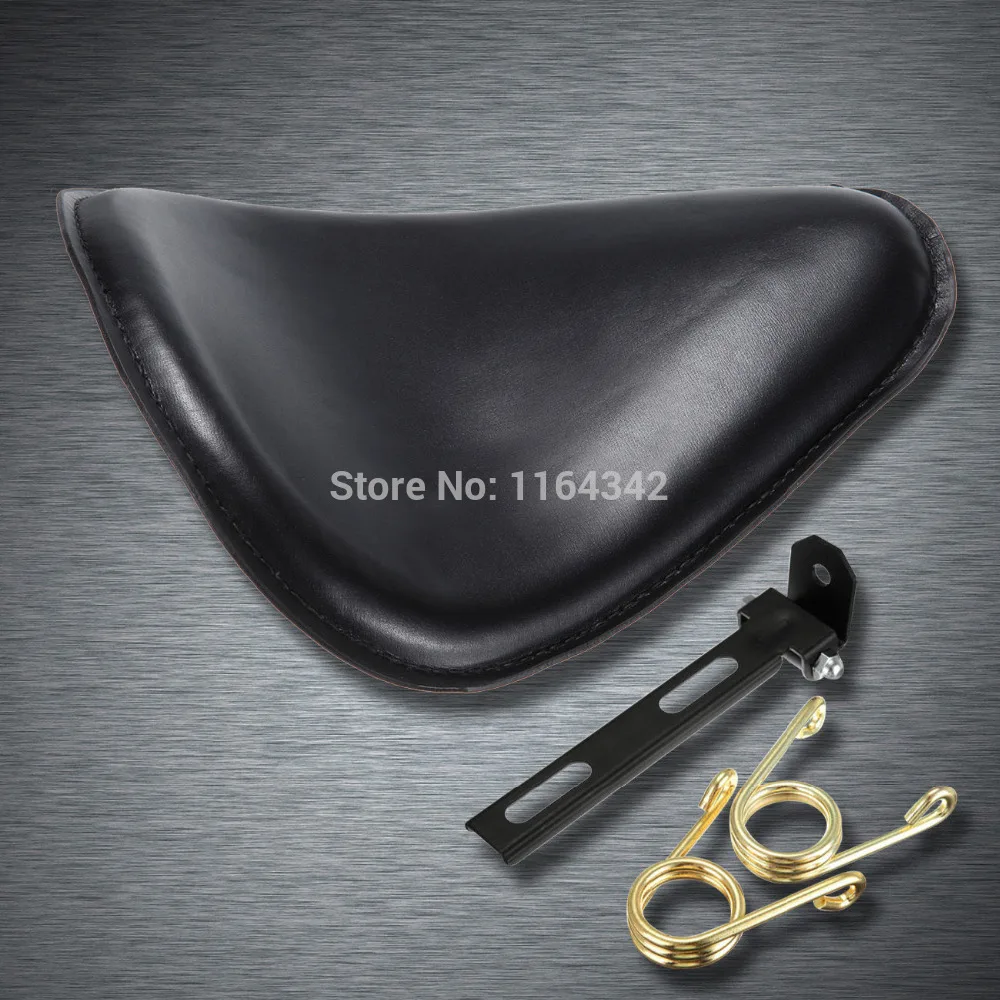 

Leather&Steel Bracket Solo Seat for Harley Honda Yamaha Sportster Bobber Free Shipping