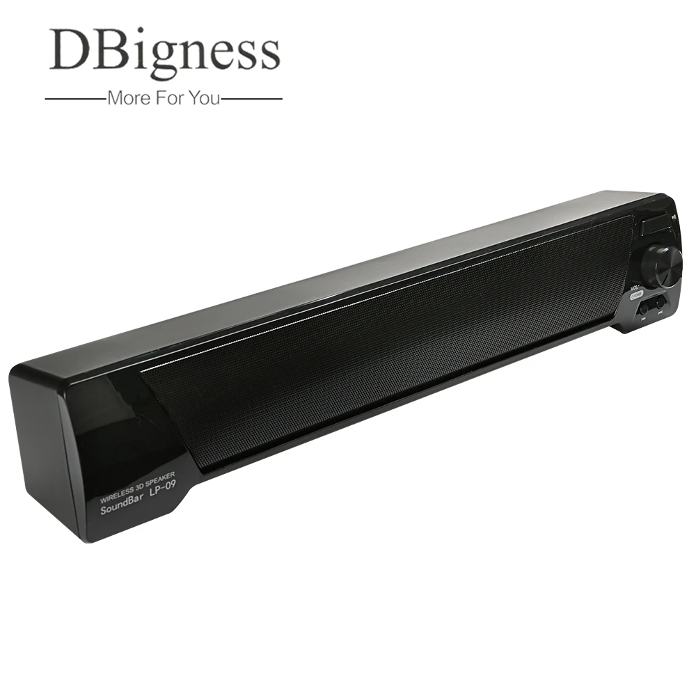 

Dbigness Bluetooth Speaker Soundbar Subwoofer Wireless Speaker Altavoz Boombox with TF AUX for Phone Computer PC MP3 Speaker