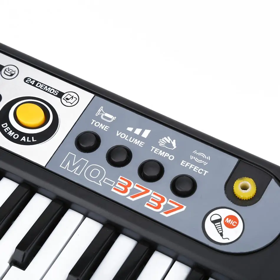 37-клавиша Электрический Органы цифровой ключ доска Музыкальные инструменты в виде пианино детские игрушки с микрофоном