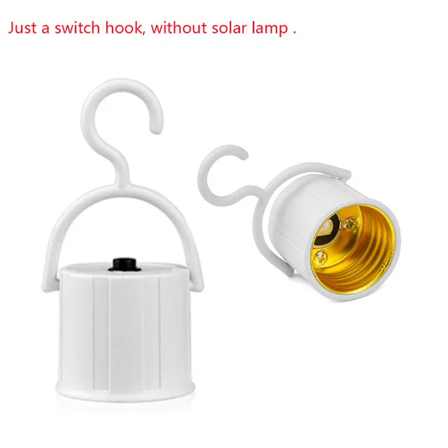 E27 портативный светодиодный светильник на солнечной батарее, 7 Вт, 12 Вт, 110 В, 120 В, умная лампа для аварийного отключения питания, лампа для кемпинга, походов, рыбы, уличный светильник, перезаряжаемый - Цвет: Lamp cover