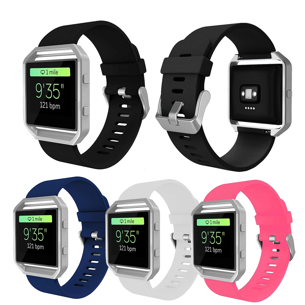 Silicone Bracelet For Fitbit Blaze Band Replacement Accessory Wristband Strap Correa For Fitbit Blaze Smart Watch Band