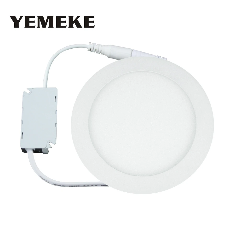 Dimmable Панель Light 220 В 110 В 3 Вт 6 Вт 9 Вт 12 Вт 15 Вт 18 Вт потолочные встраиваемые светодиодные для Гостиная SMD 2835 Светодиодные пятно вниз