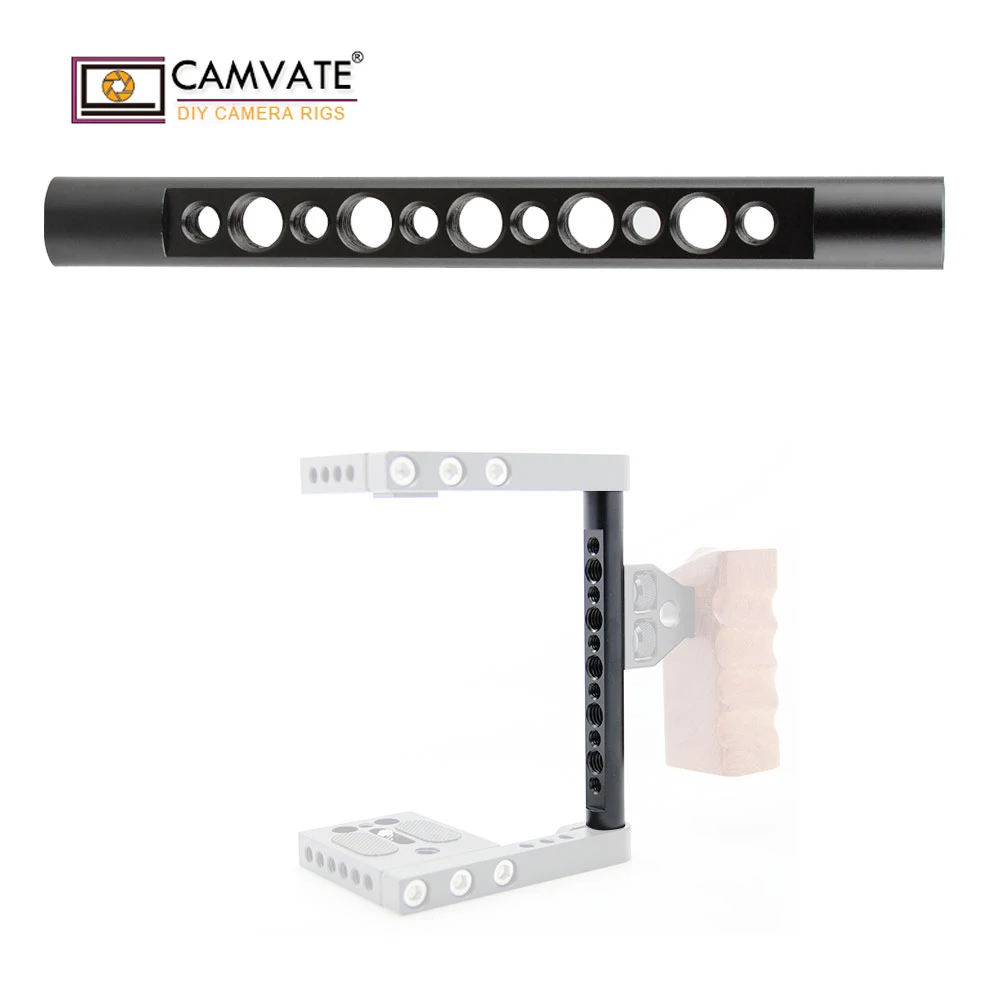Camvate Камера Универсальный 15 мм творог (145 мм) с 1/4 &quot3/8&quot Нитки для DSLR