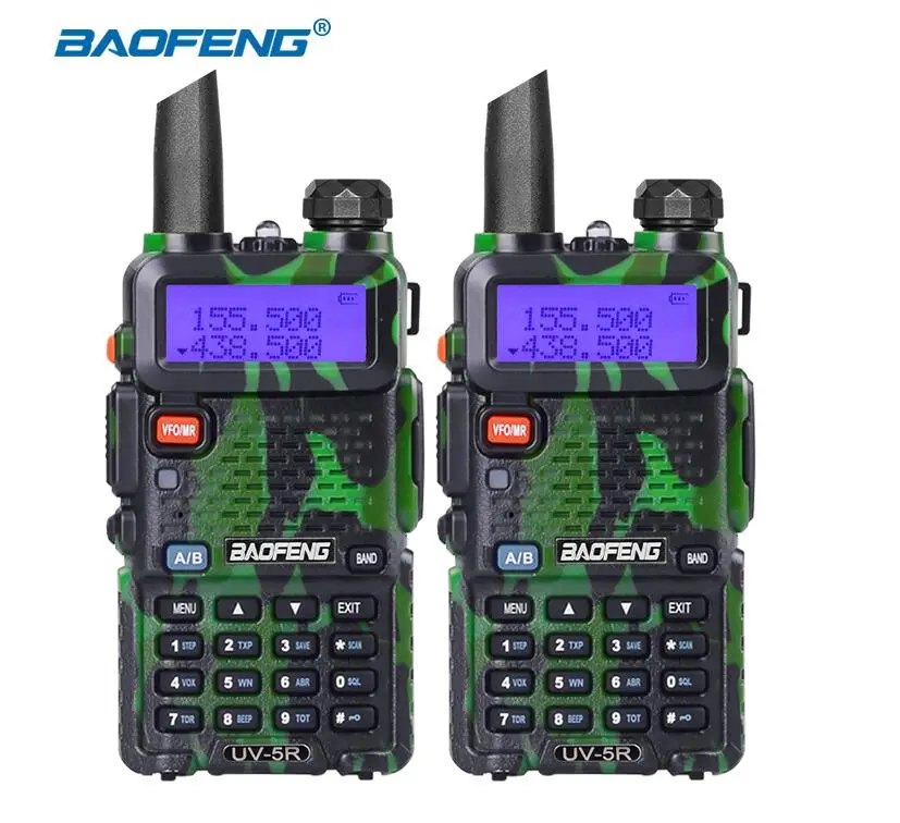 BaoFeng UV-5R портативная рация Двухдиапазонная двухсторонняя радио Pofung 1800 мАч портативная радиоприемопередатчик UV5R ручной Toky Woky uv 5r - Цвет: Цвет: желтый