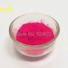 Неон персик Цвет блестящие люминесцентные люминофорный Косметическая пудра, украшения пигмент Материал для Лаки для ногтей и картины и печати