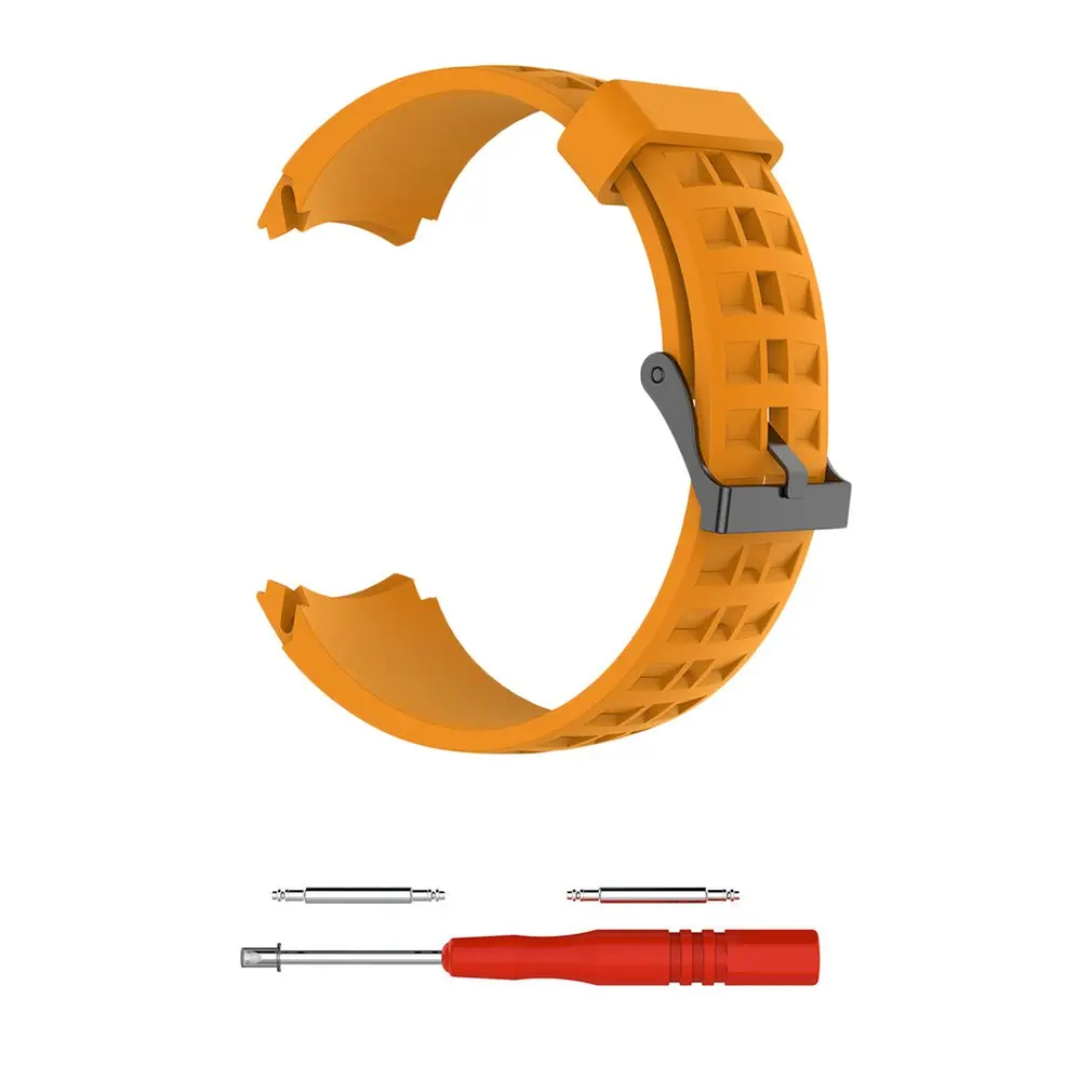 

Silicone Wrist Watch Band Soft Strap Adjustable Smart Bracelet Band Replacement For SUUNTO Terra Smart Watch