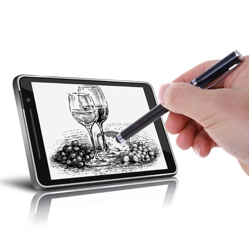 2 в 1 емкостная ручка сенсорный экран ручная запись Стилус смартфон планшет для iPad Mini
