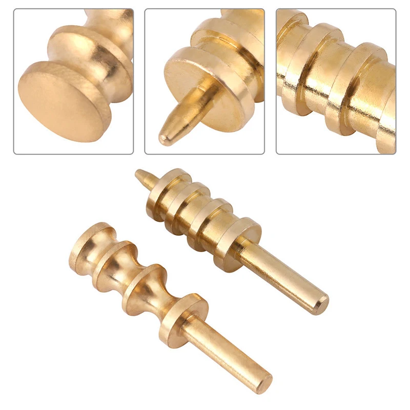 

Leather Craft Pure Brass Leather Seal Edge Hot Electric Iron DIY Tools 3 Groove