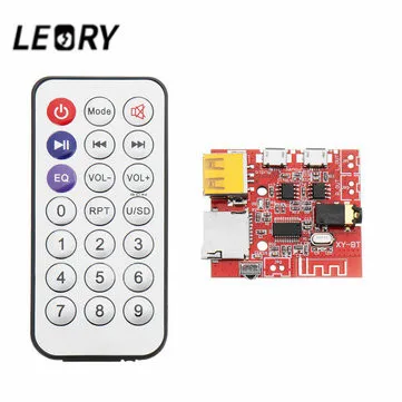 LEORY DC 3 7 В 5 в Вт bluetooth 4 1 декодер модуль приемника плата MP3 динамик усилитель