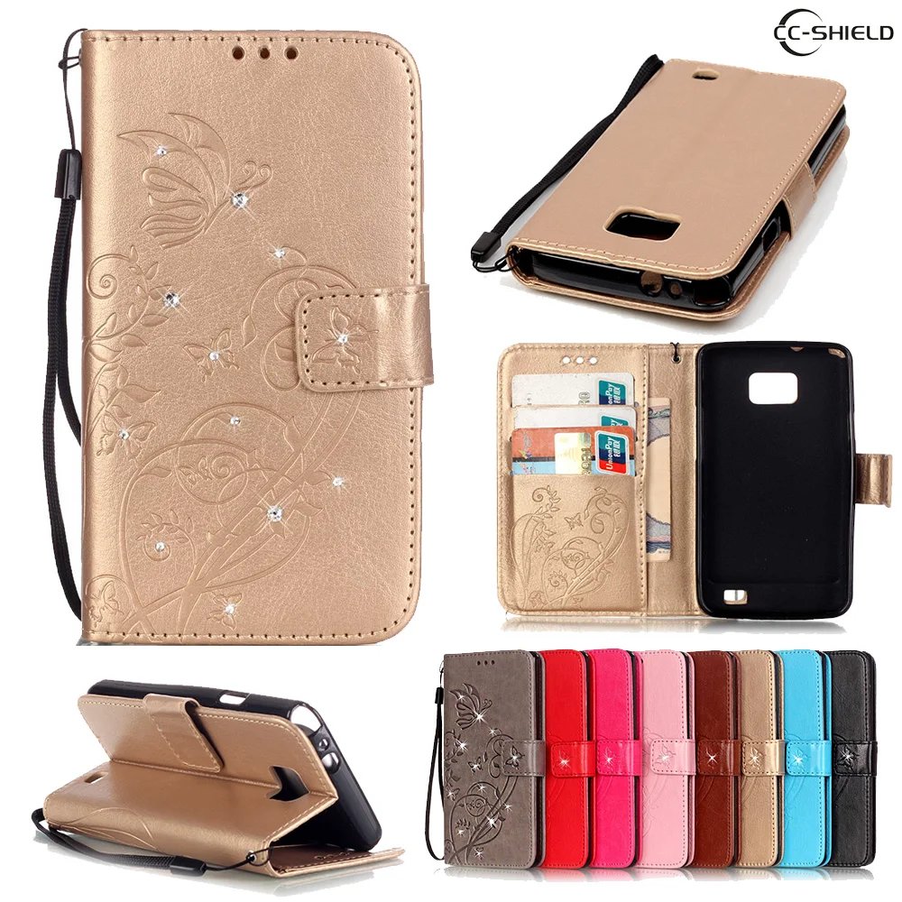 Флип чехол для Samsung Galaxy S2 S 2 II SII GT I9100 i9100M i9100L i9100T i9100P кожаный телефона с
