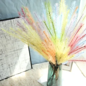 80cm Artificial PE Malt Grass Flowers Home Garden Decorative Fake Flowers Wedding Party Scene Layout Christmas DIY Florals