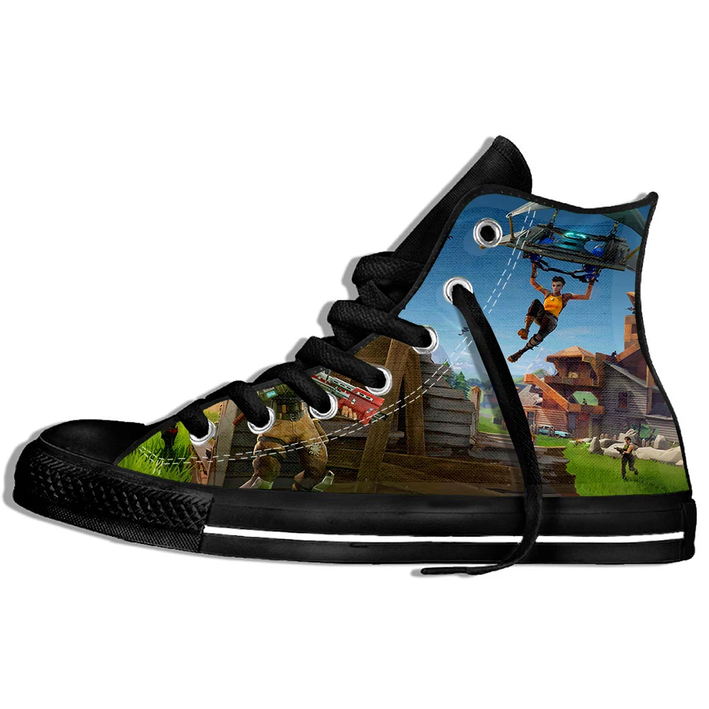 

2019 New Design Shoes Men/Women Hot Game Battle Royale 3D Printed Sneakers Casual Harajuku Style Sneakers Casual Shoes