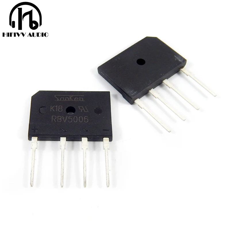 

2PCS/Lot RBV5006 50A 600V integrated circuit Rectifiers Bridge new original