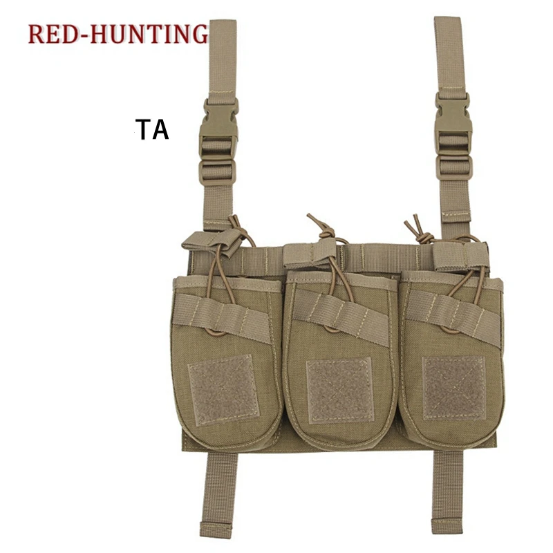 Военная Тактическая Сумка с открытым верхом Molle тройная/одиночная сумка для